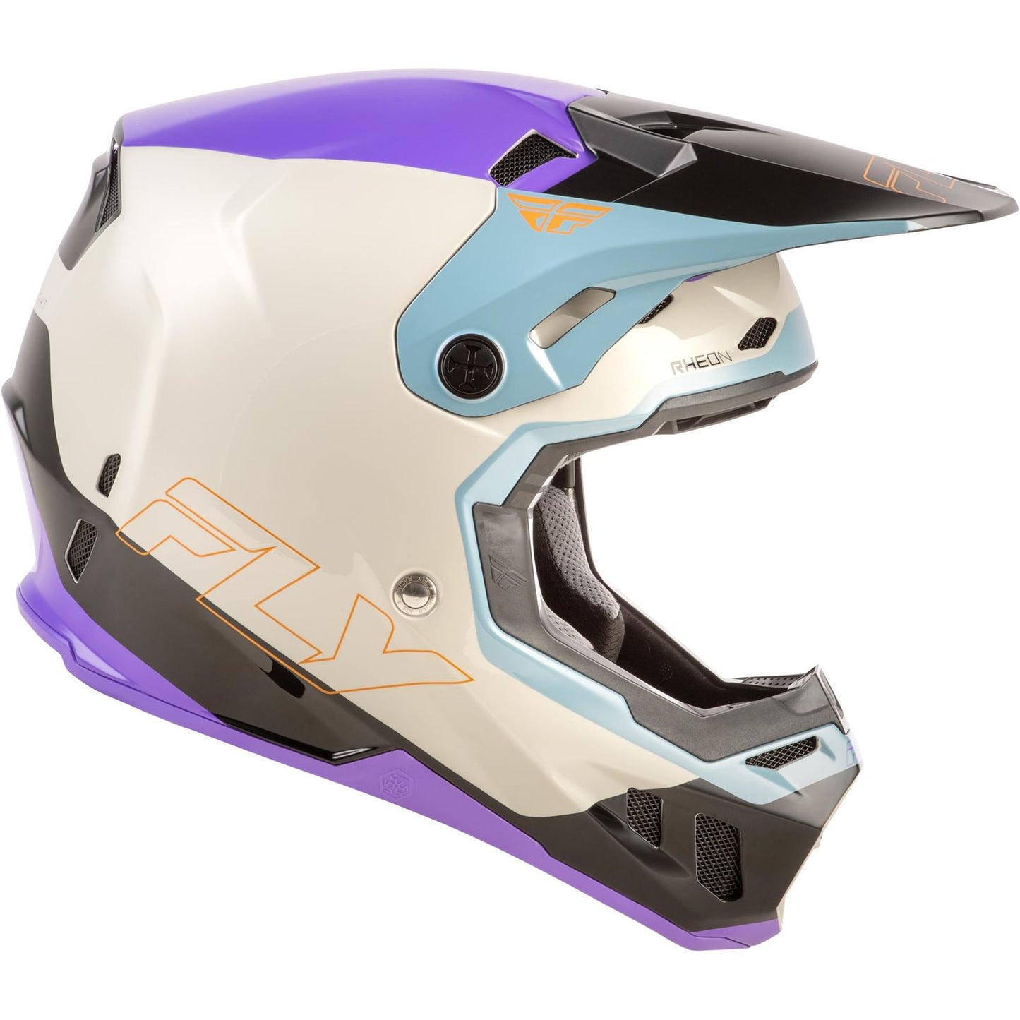 Fly Racing Youth Formula CC Glide Helmet - Purple/Stone/Black - Youth Large 73-4355YL_1791786