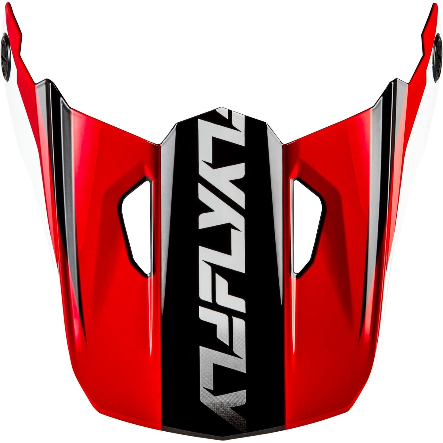 Fly Racing Kinetic Crest Helmet Visor - Red/Black/White_1952493