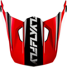 Fly Racing Kinetic Crest Helmet Visor - Red/Black/White_1952493