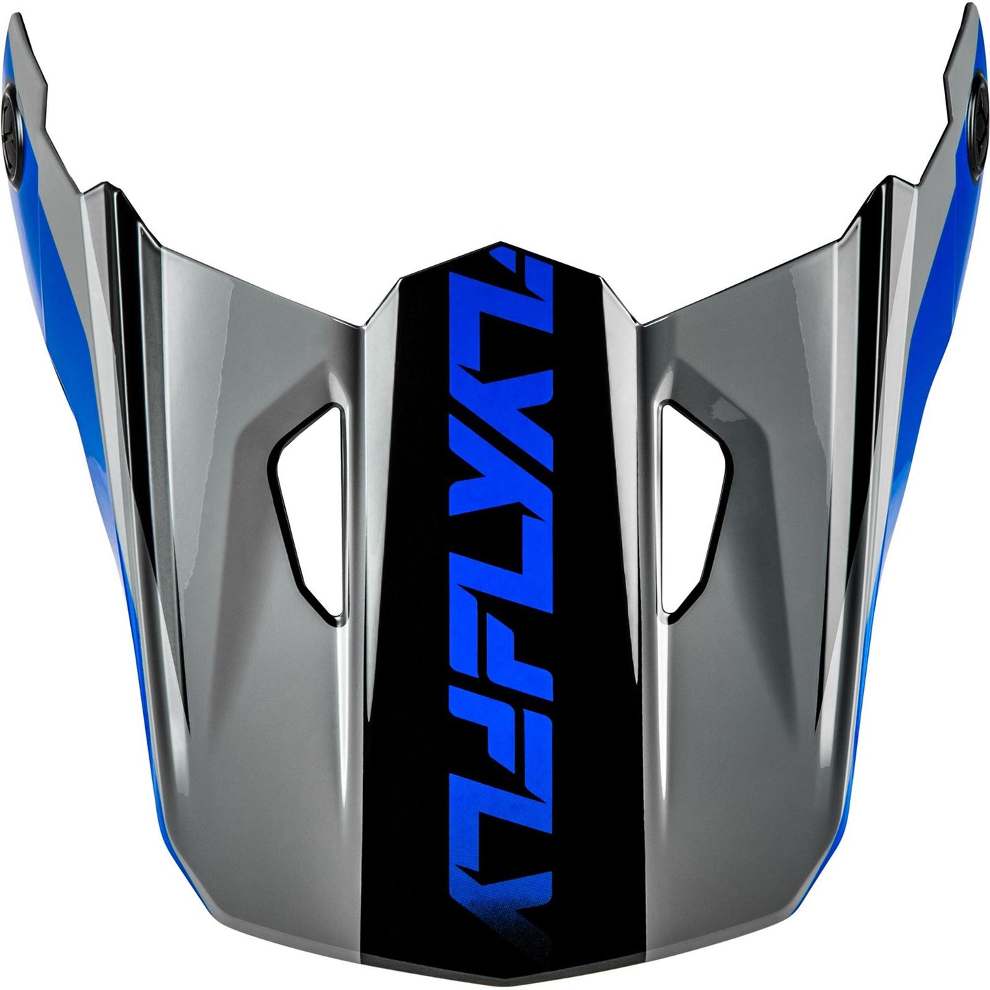 Fly Racing Kinetic Crest Helmet Visor - Grey/Black/Blue_1952508