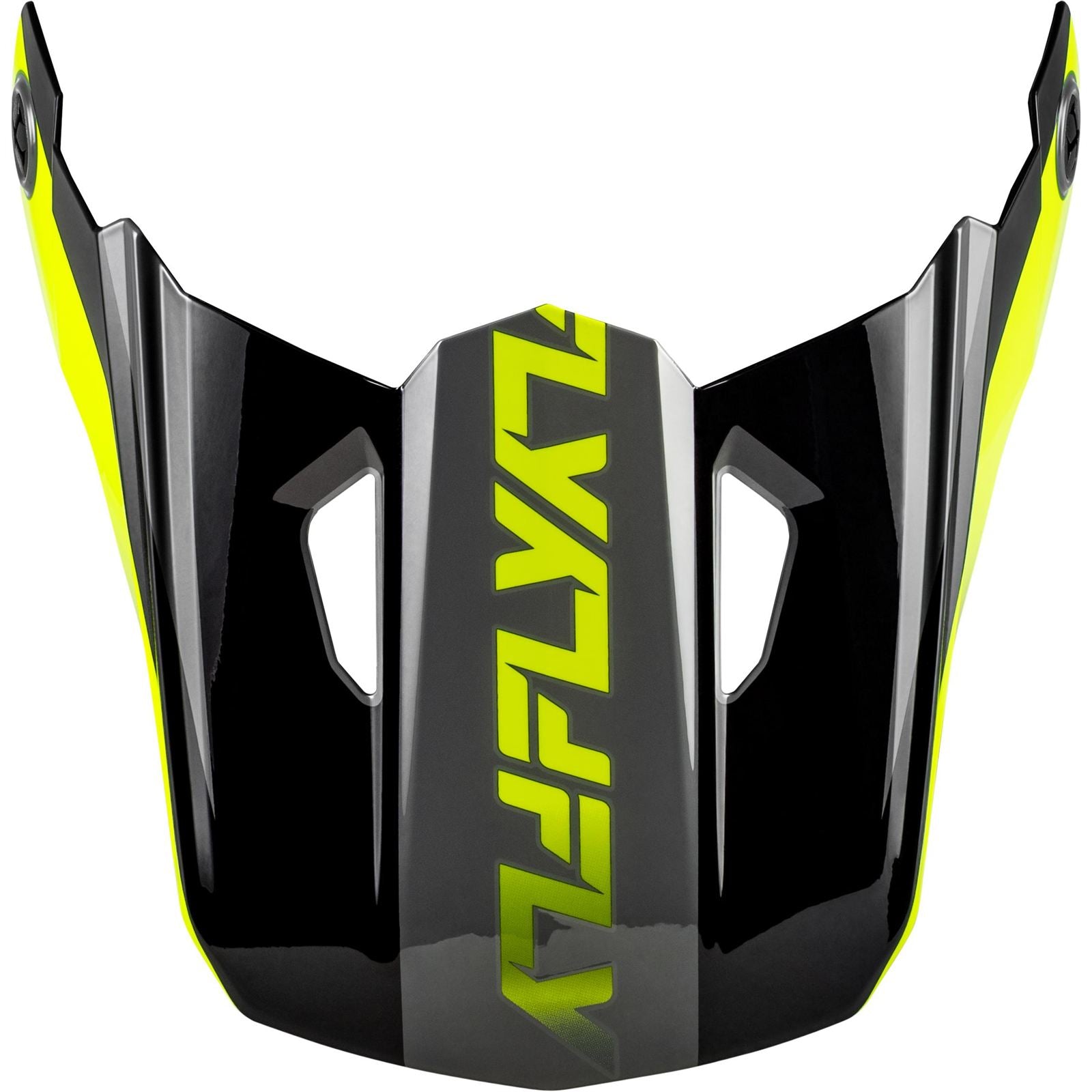 Fly Racing Kinetic Crest Helmet Visor - Grey/Black/Hi-Vis_1952598