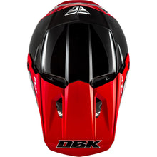 Fly Racing Kinetic DBK Helmet - Black/Red/Grey_1790827