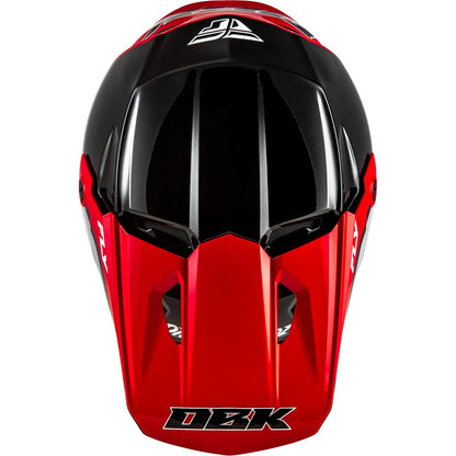 Fly Racing Kinetic DBK Helmet - Black/Red/Grey_1790827