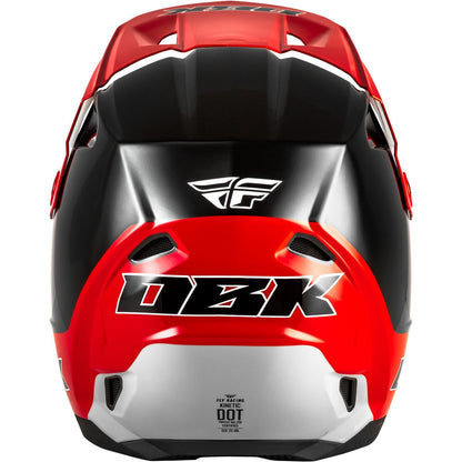 Fly Racing Kinetic DBK Helmet - Black/Red/Grey_1790937