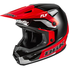 Fly Racing Kinetic DBK Helmet - Black/Red/Grey_1791031