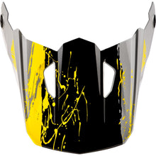 Fly Racing Youth Kinetic Drip Helmet Visor - Grey/Black/Yellow - Small-Large [MPN: 73-8679VY]_1952486
