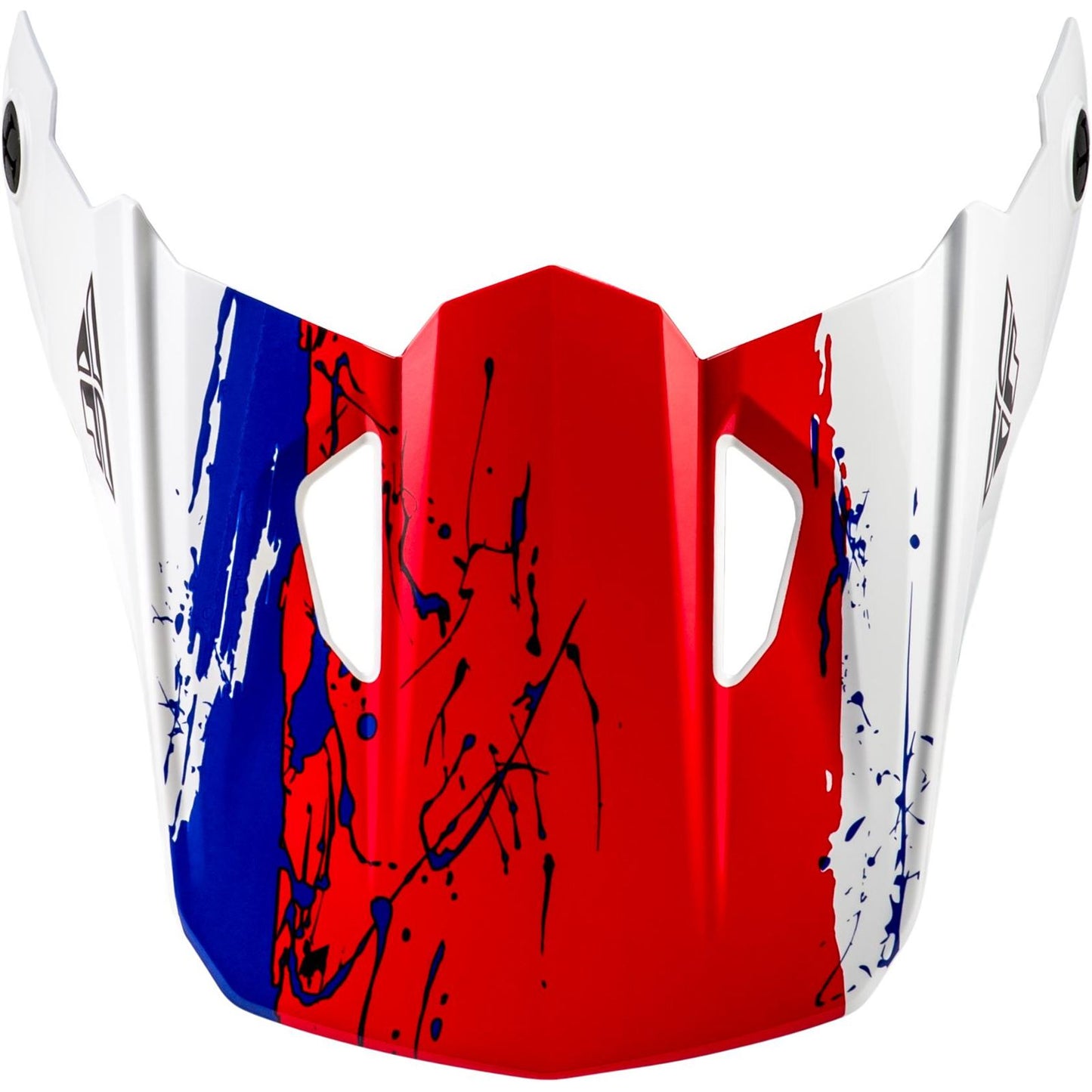 Fly Racing Youth Kinetic Drip Helmet Visor - Red/Black/White - Small-Large [MPN: 73-8681VY]_1952577