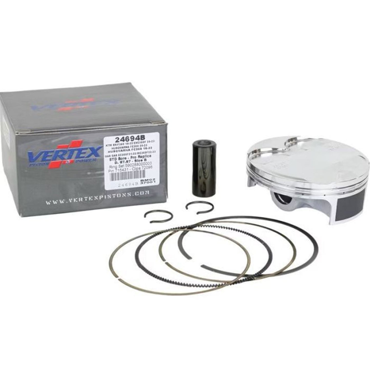 Vertex Forged Replica Piston Kit 24694B_1792302