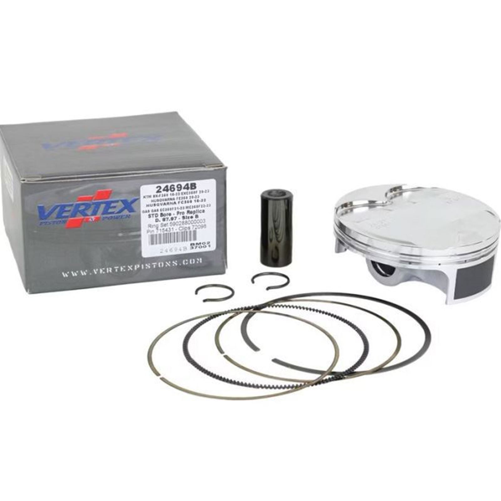 Vertex Forged Replica Piston Kit 24694B_1792302