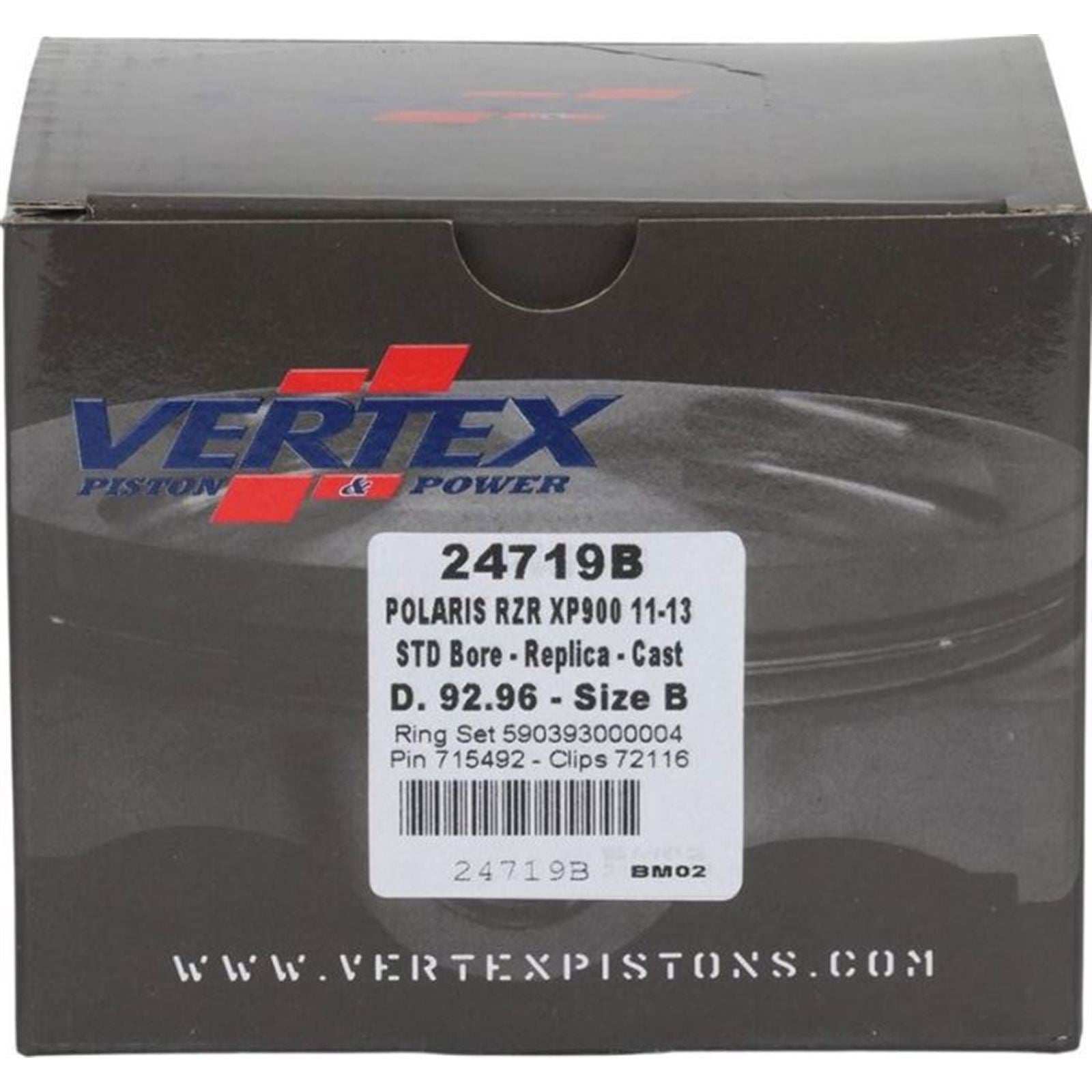 Vertex Cast Replica Piston Kit [MPN: 24719B]_2083935
