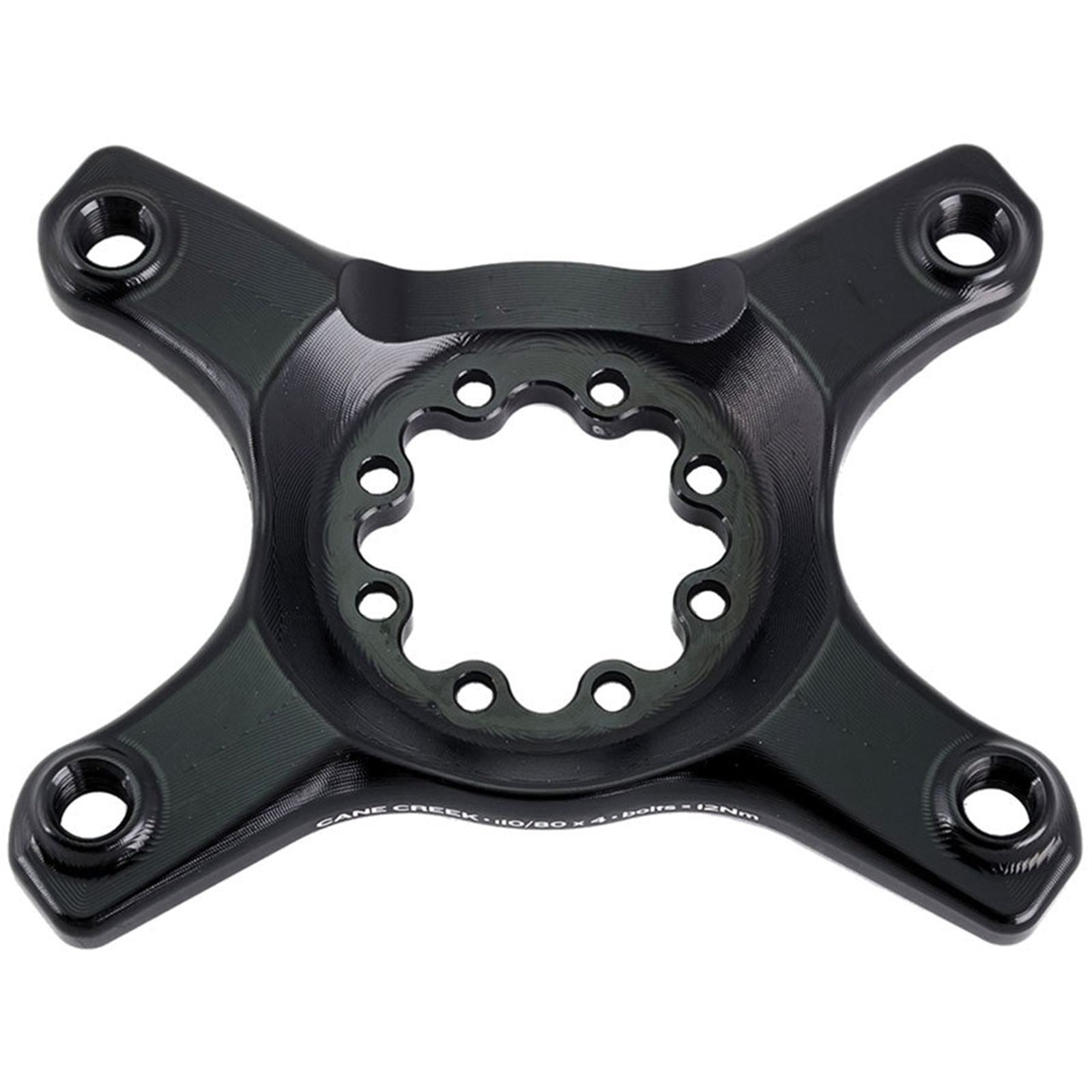 Cane Creek eeWings Chainring Spider - 4-Bolt, 110 and 80 Asymmetric BCD, Black [MPN: BAI0321]_1921259