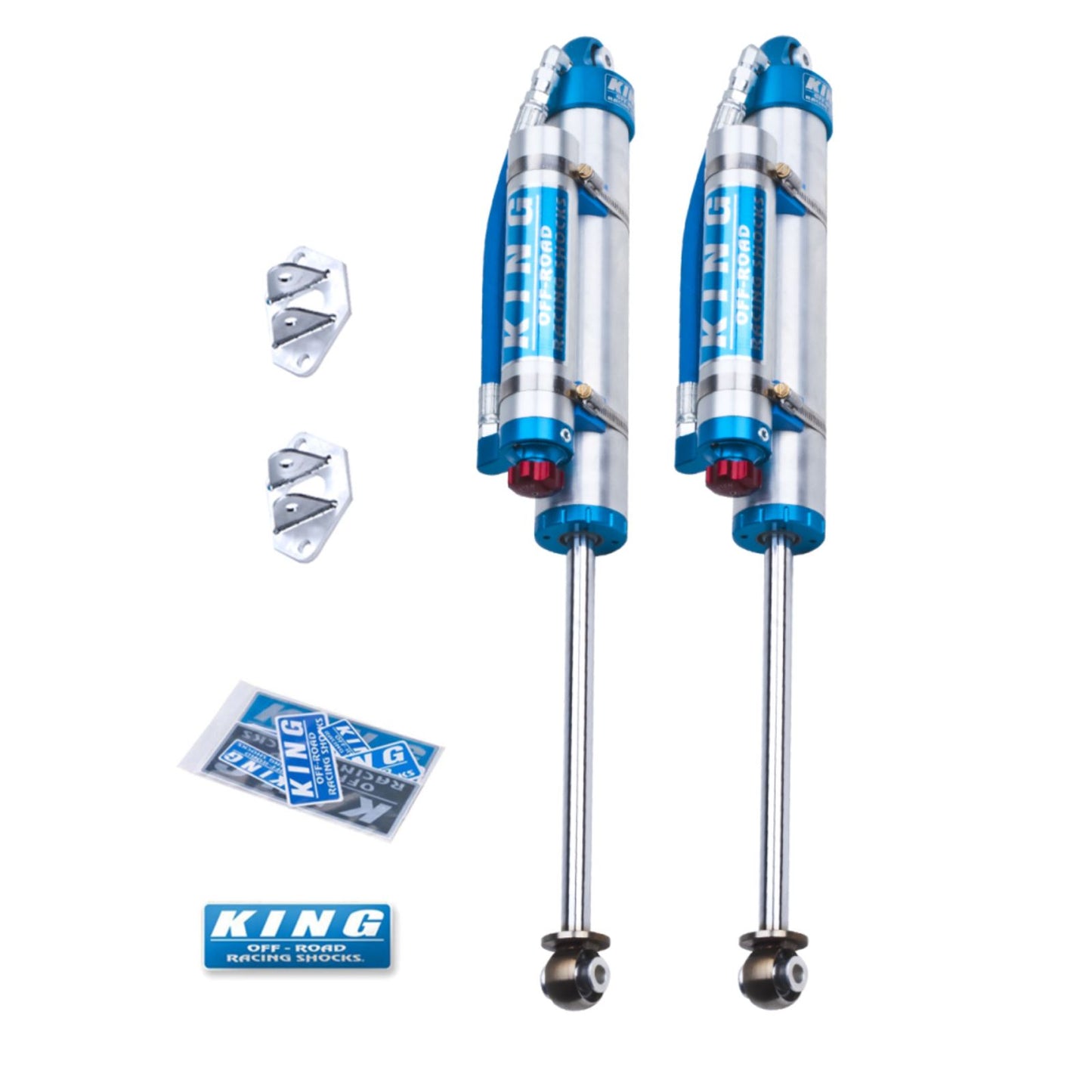 King Shocks Rear 2.5 Dia Piggy Hose Res Shocks 3-5in (Pair) for 07-18 Jeep [MPN: 25001-224A]_1803963