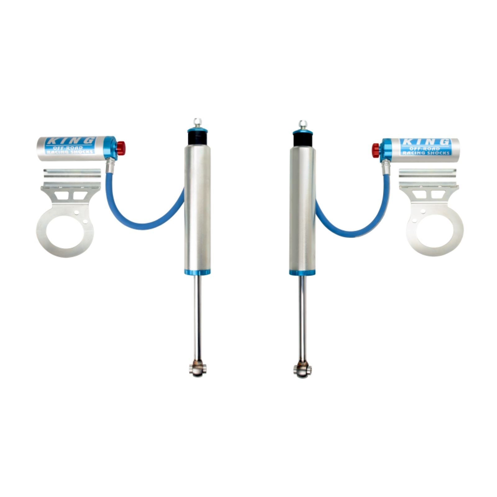 King Shocks Front 2.5 Dia Piggy Hose Shock w/Adjuster Pair for 2014+ Ram 2500 4WD [MPN: 25001-327A]_1803491