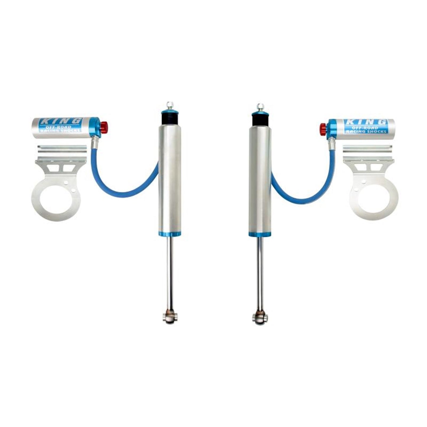 King Shocks Front 2.5 Dia Piggy Hose Shock w/Adjuster Pair for 2014+ Ram 2500 4WD [MPN: 25001-327A]_1825177