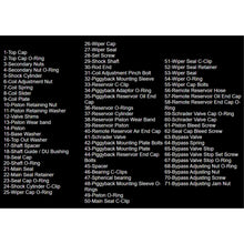 King Shocks Front 2.0 Dia Steering Stabilizer Each for 2017+ Ford F-250/F-350 4WD [MPN: 20C001-203]_1801582