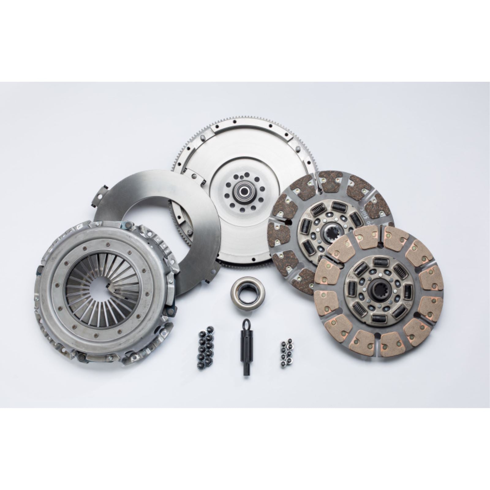 South Bend Clutch Street Dual Clutch Kit for 94-98 Ford 7.3 Powerstroke ZF-5 [MPN: SFDD3250-5-ORG]_1806445