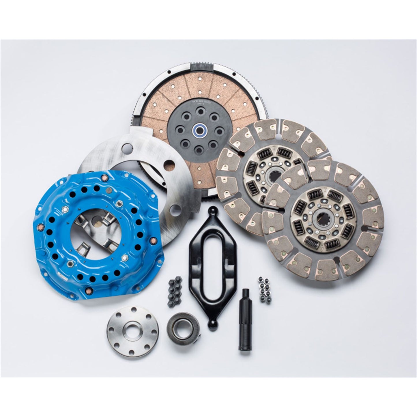 South Bend Clutch Super Street Dual Disc Clutch Kit w/FW for 05.5-17 Dodge 2500/3500 [MPN: SSDD3600-CBG]_1823814
