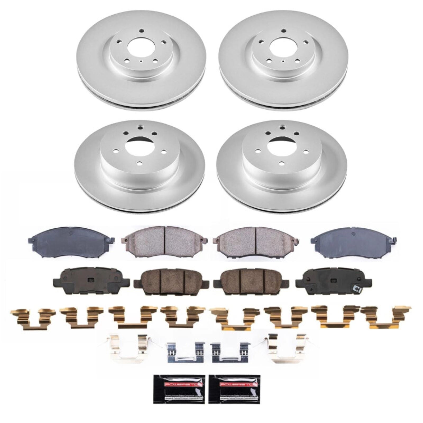 Powerstop Front Z17 Coated Brake Kit for 20-22 Cadillac CT4 [MPN: CRK9075]_1812140