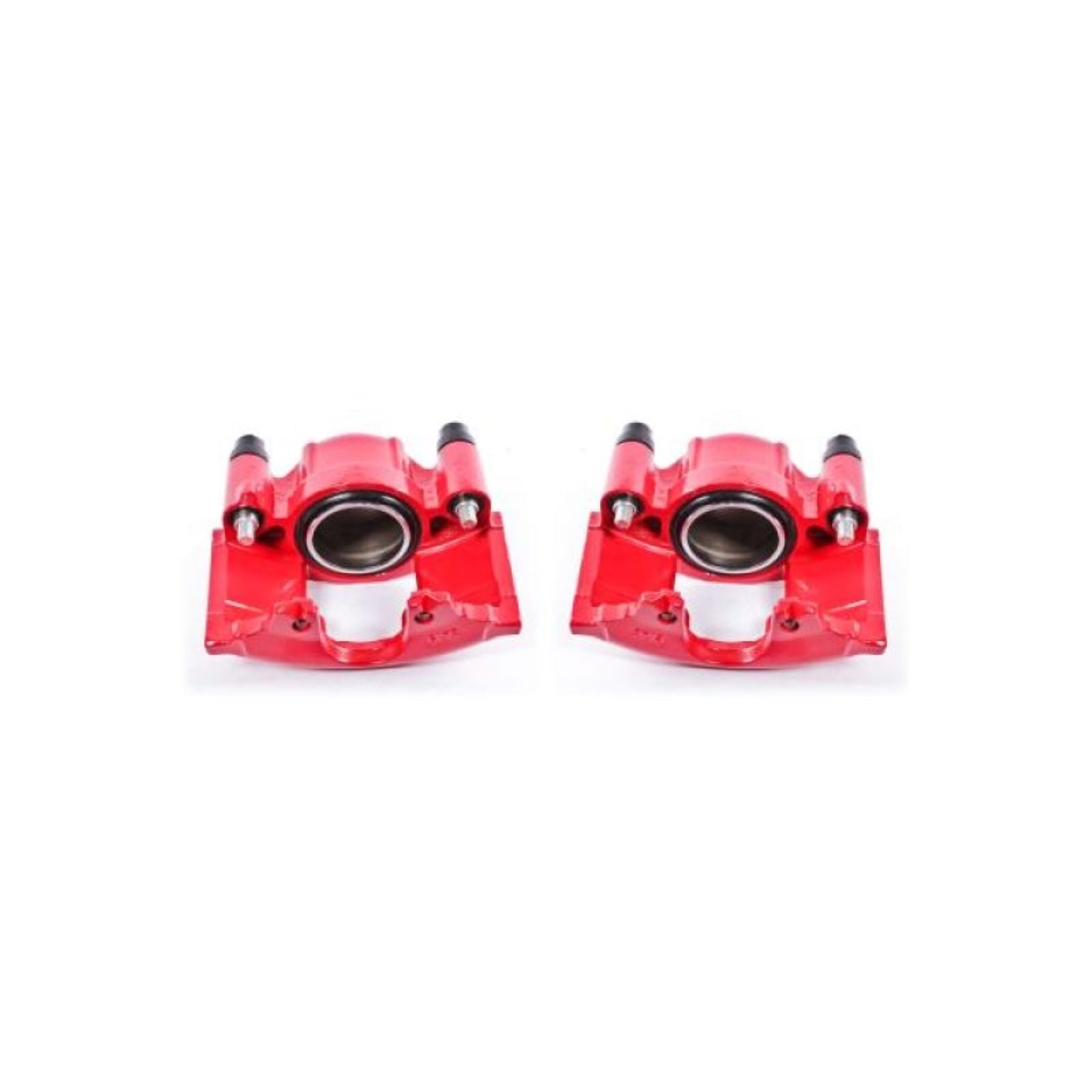 Powerstop Front Red Calipers w/o Brackets Pair for 90-93 Cadillac Commercial Chassis [MPN: S4299]_1806886