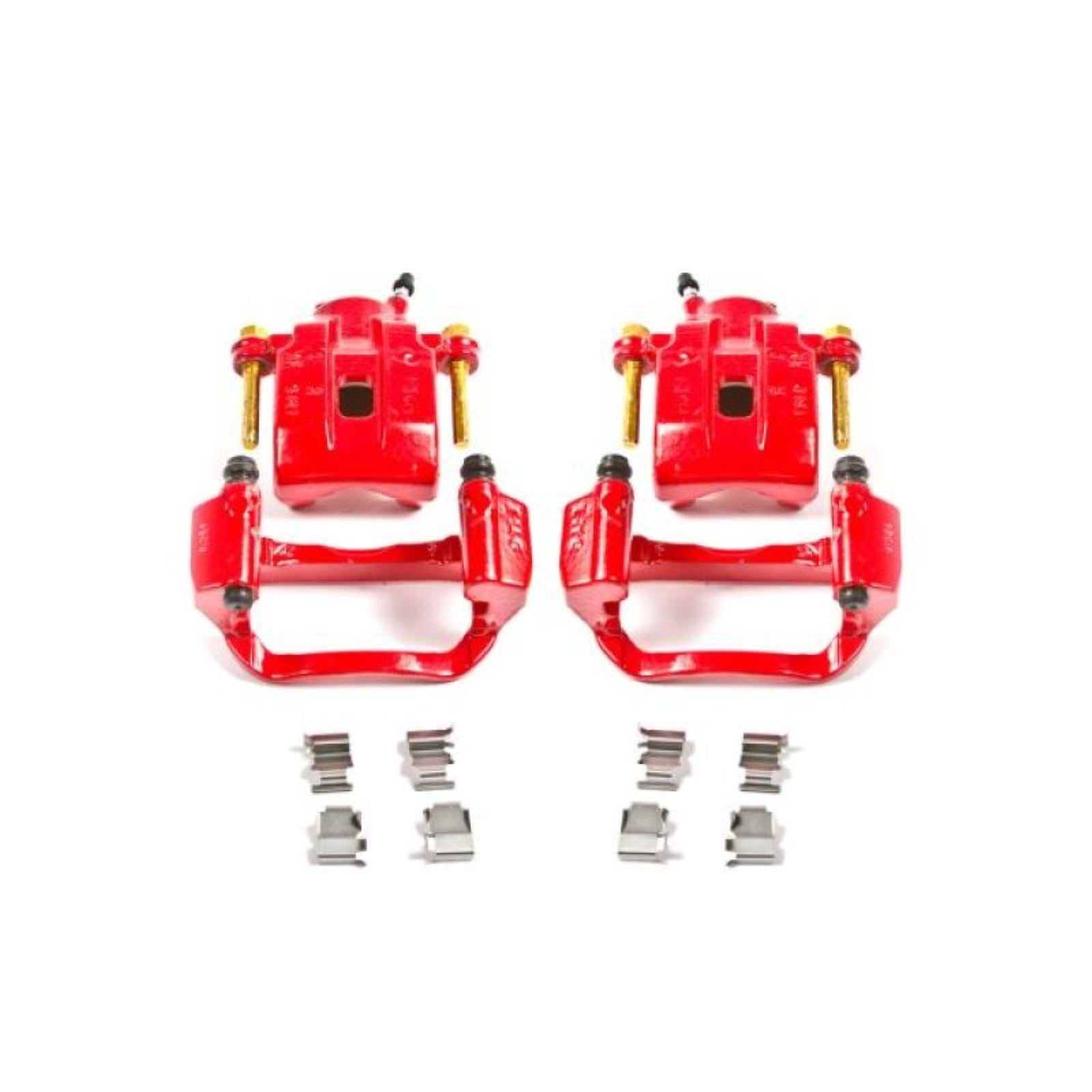 Powerstop Rear Red Calipers w/Brackets - Pair for 08-15 Toyota Sequoia [MPN: S3276]_1807508