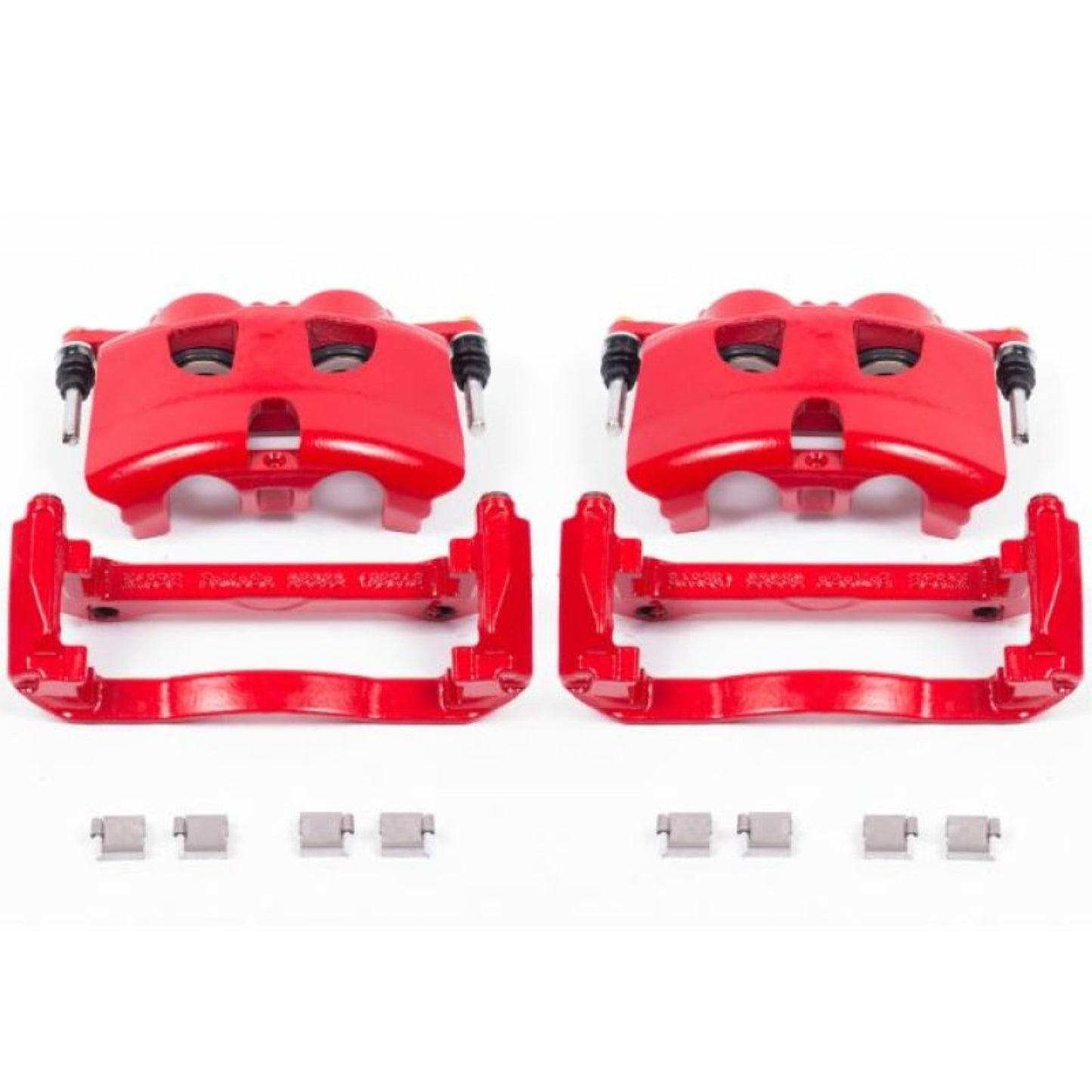Powerstop Front Red Calipers w/Brackets - Pair for 12-19 Ford F-150 [MPN: S5404]_1809477