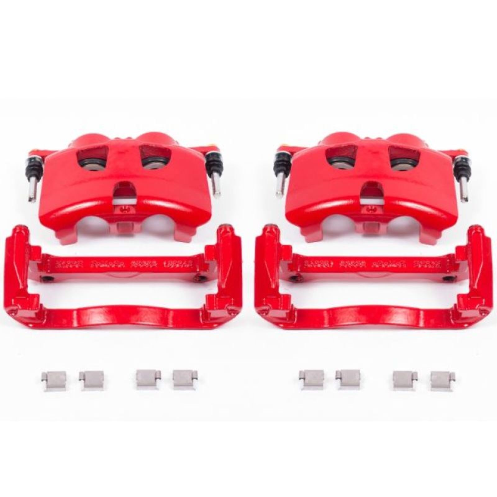 Powerstop Front Red Calipers w/Brackets - Pair for 12-19 Ford F-150 [MPN: S5404]_1809477