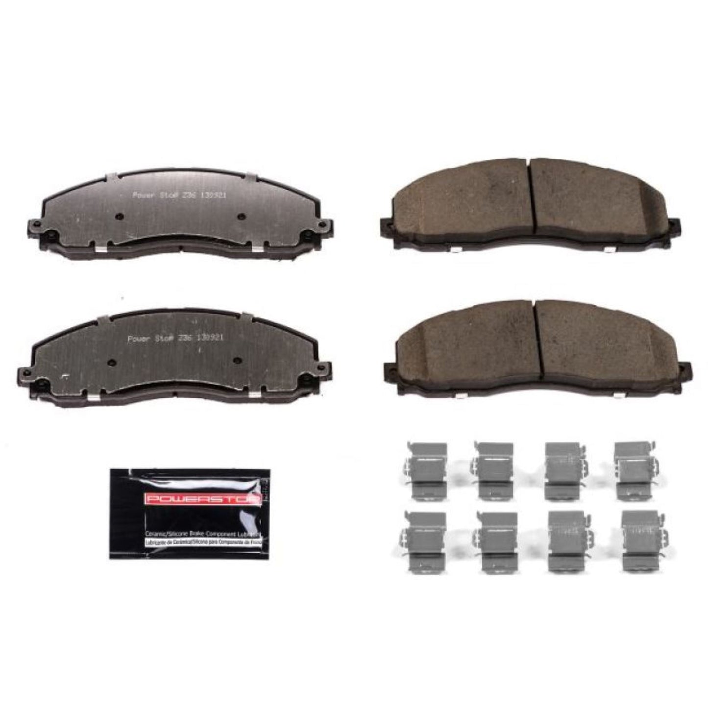 Powerstop Front Z36 Truck & Tow Brake Pads w/Hardware for 12-19 Ford F-250 [MPN: Z36-1680]_1806813