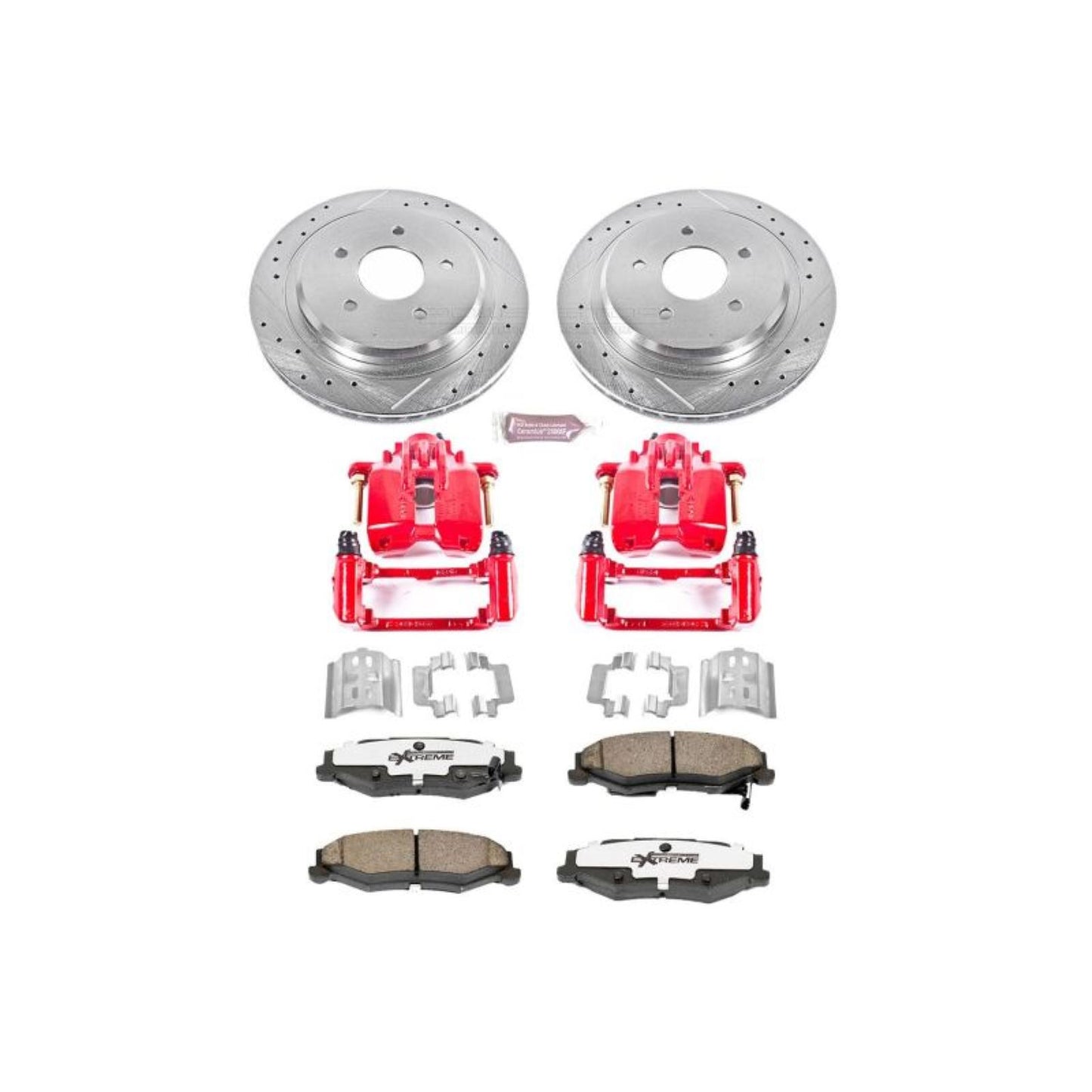 Powerstop Rear Z26 Street Warrior Brake Kit w/Calipers for 04-09 Cadillac XLR [MPN: KC1563-26]_1811713