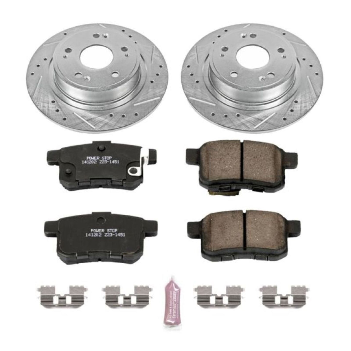Powerstop Rear Z23 Evolution Sport Brake Kit for 11-14 Acura TSX [MPN: K5368]_1810013