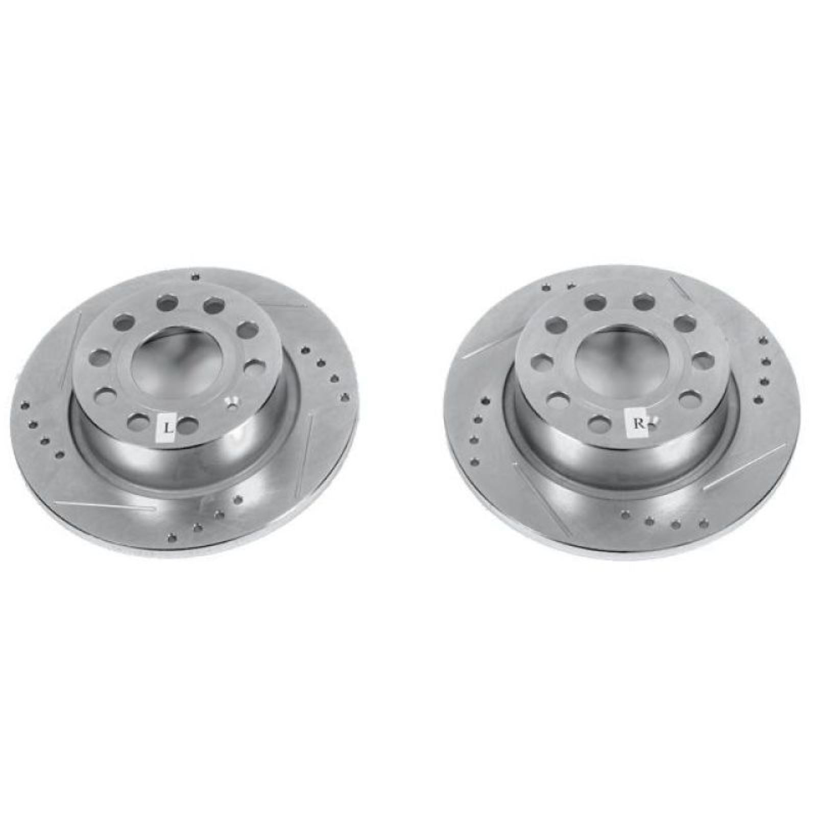 Powerstop Front or Rear Evolution Drilled&Slotted Rotors Pair for 16 Volkswagen [MPN: EBR1207XPR]_1806970