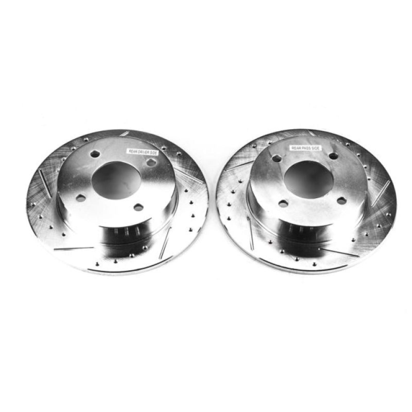 Powerstop Rear Evolution Drilled & Slotted Rotors - Pair for 89-98 Nissan 240SX [MPN: JBR504XPR]_1811278