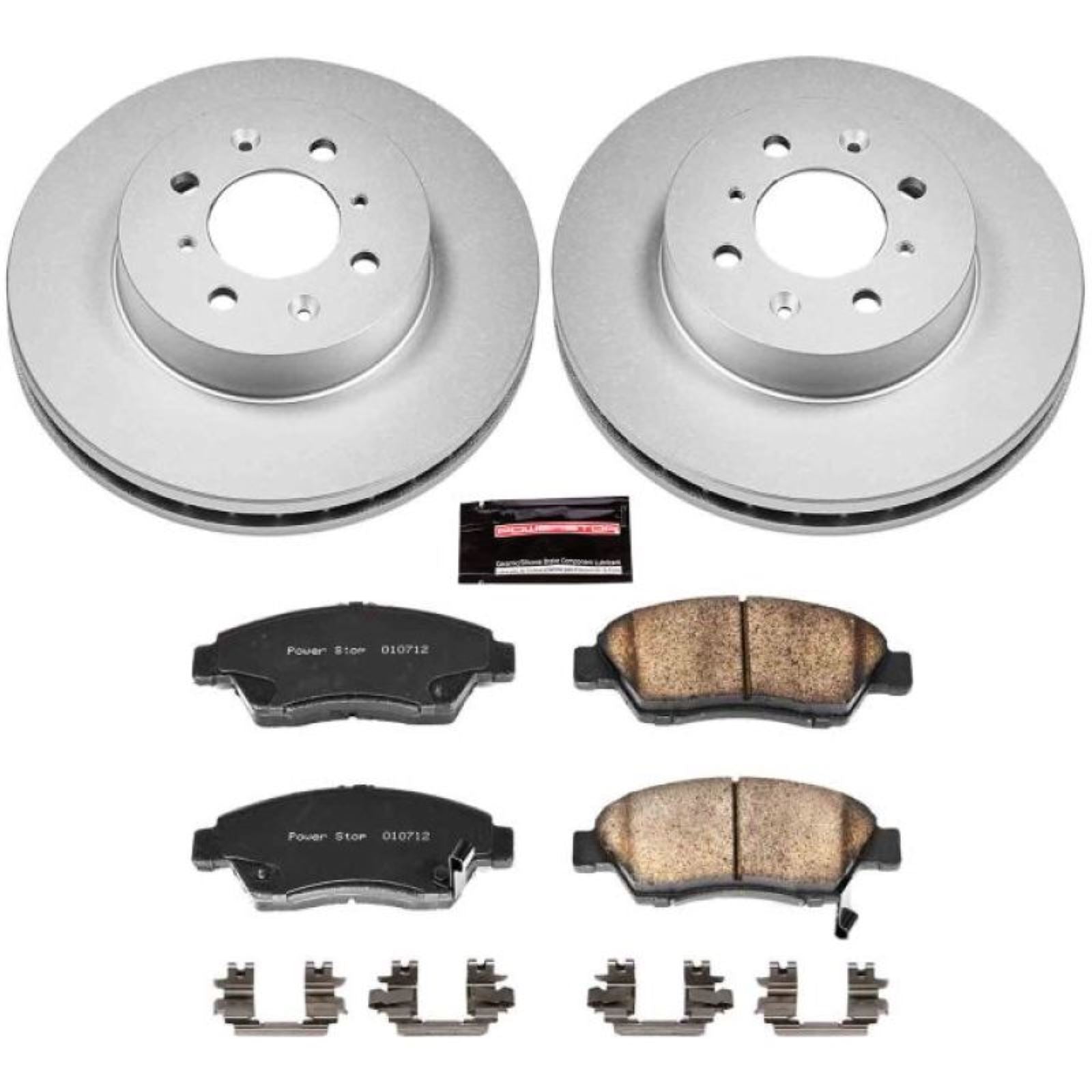 Powerstop Front Z17 Evolution Geomet Coated Brake Kit for 93-95 Honda Civic [MPN: CRK694]_1812514