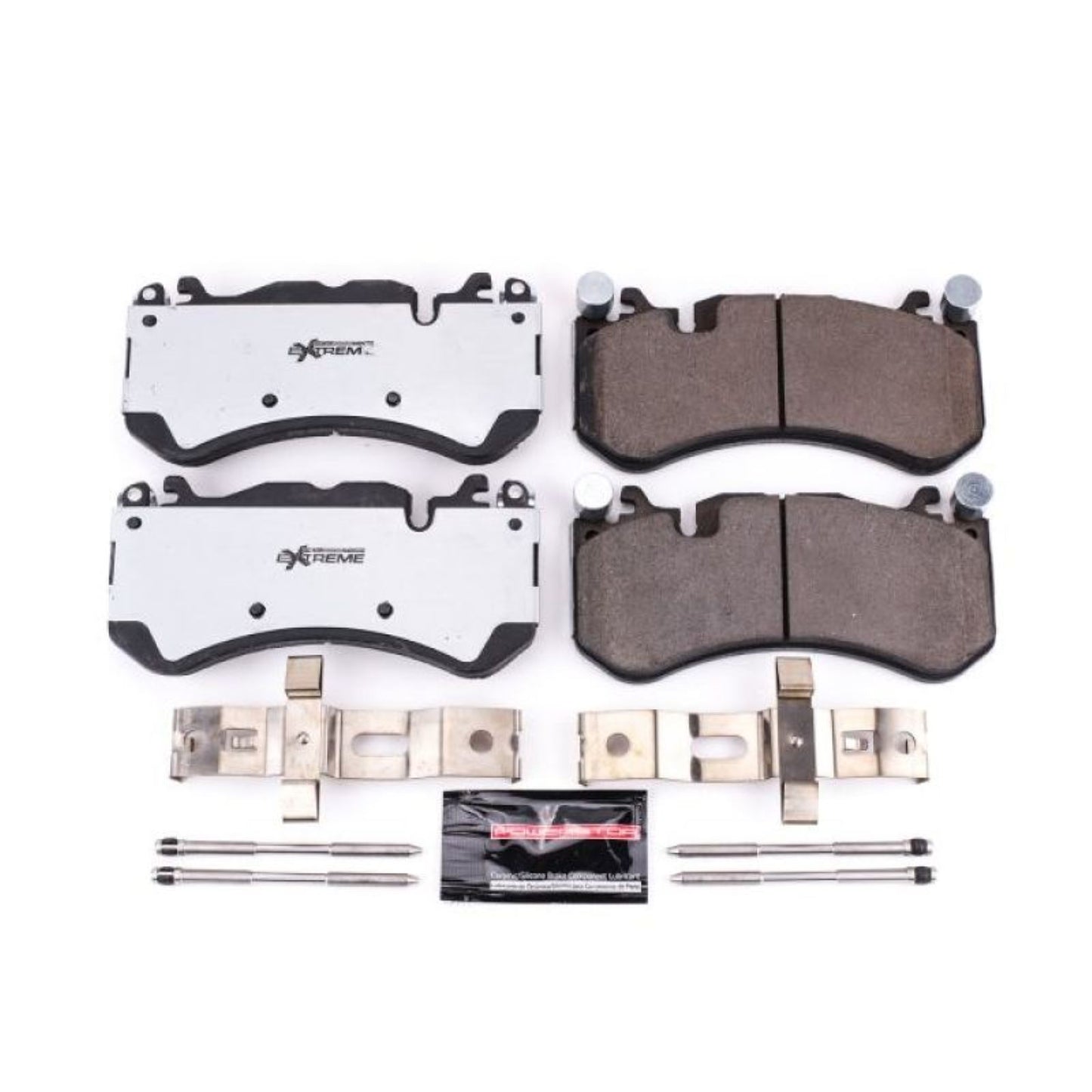 Powerstop Front Z26 Extreme Street Brake Pads w/Hardware for 14-18 Audi RS7 [MPN: Z26-1291]_1808221