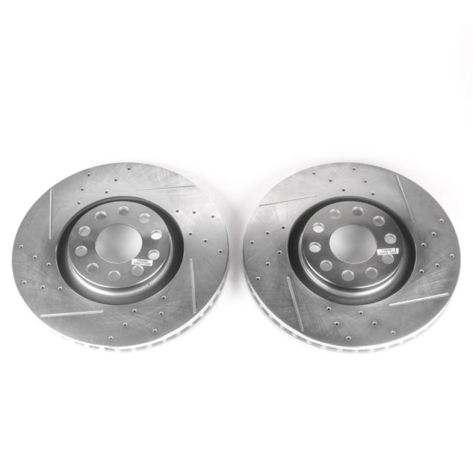 Powerstop Front Evolution Drilled & Slotted Rotors - Pair for 06-09 Audi A4 [MPN: EBR637XPR]_1815203