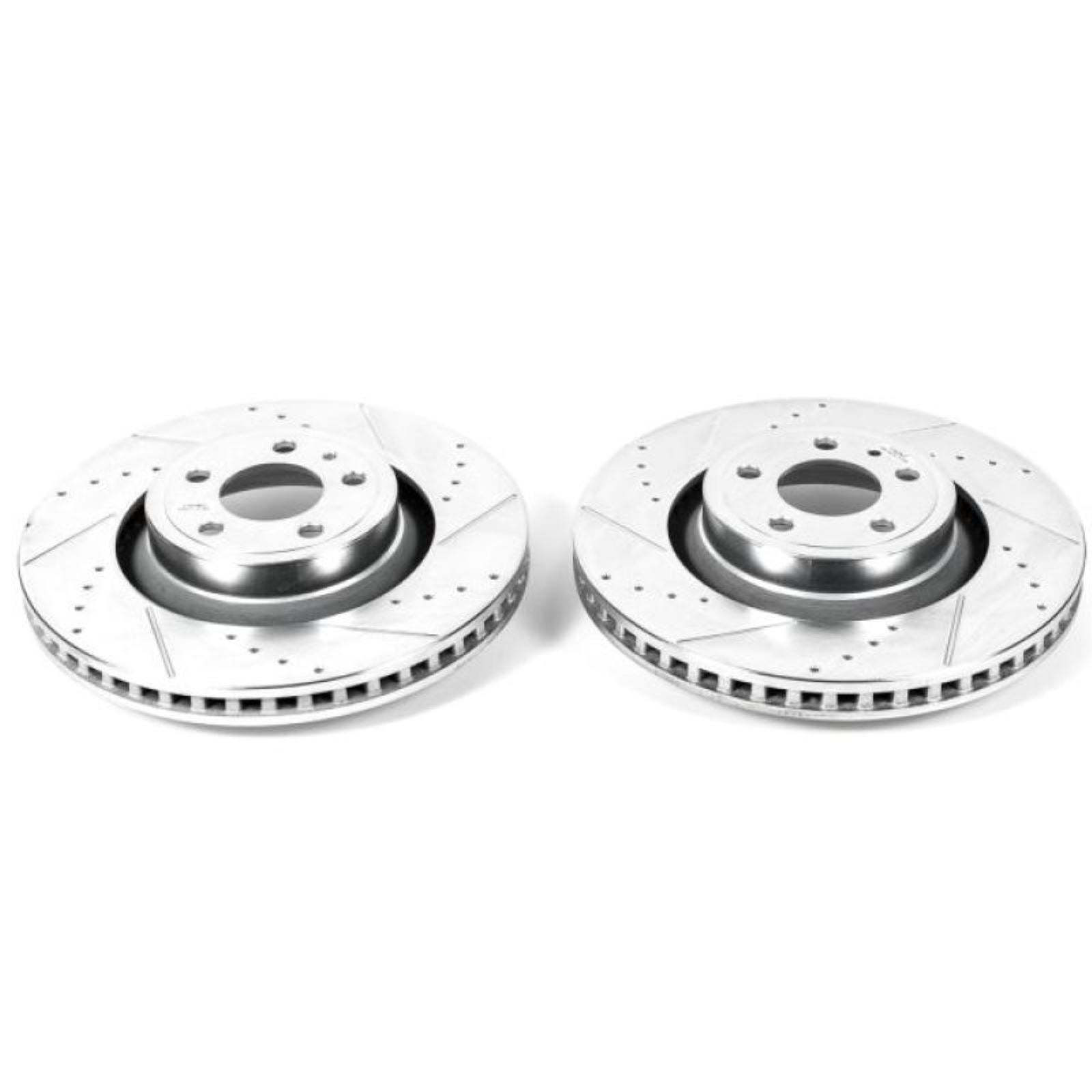 Powerstop Front Evolution Drilled & Slotted Rotors Pair for 15-19 Ford Mustang [MPN: AR85157XPR]_1808309