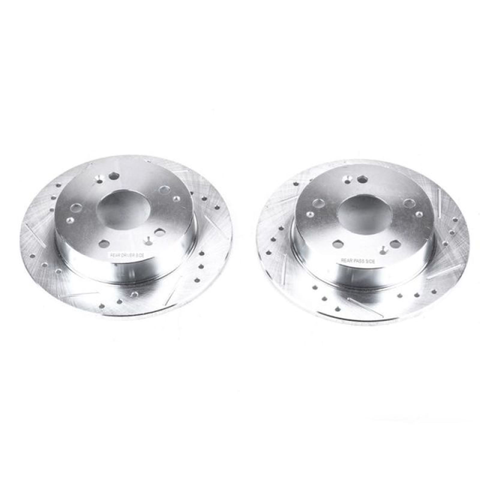 Powerstop Rear Evolution Drilled & Slotted Rotors - Pair for 97-98 Acura Integra [MPN: JBR910XPR]_1814822