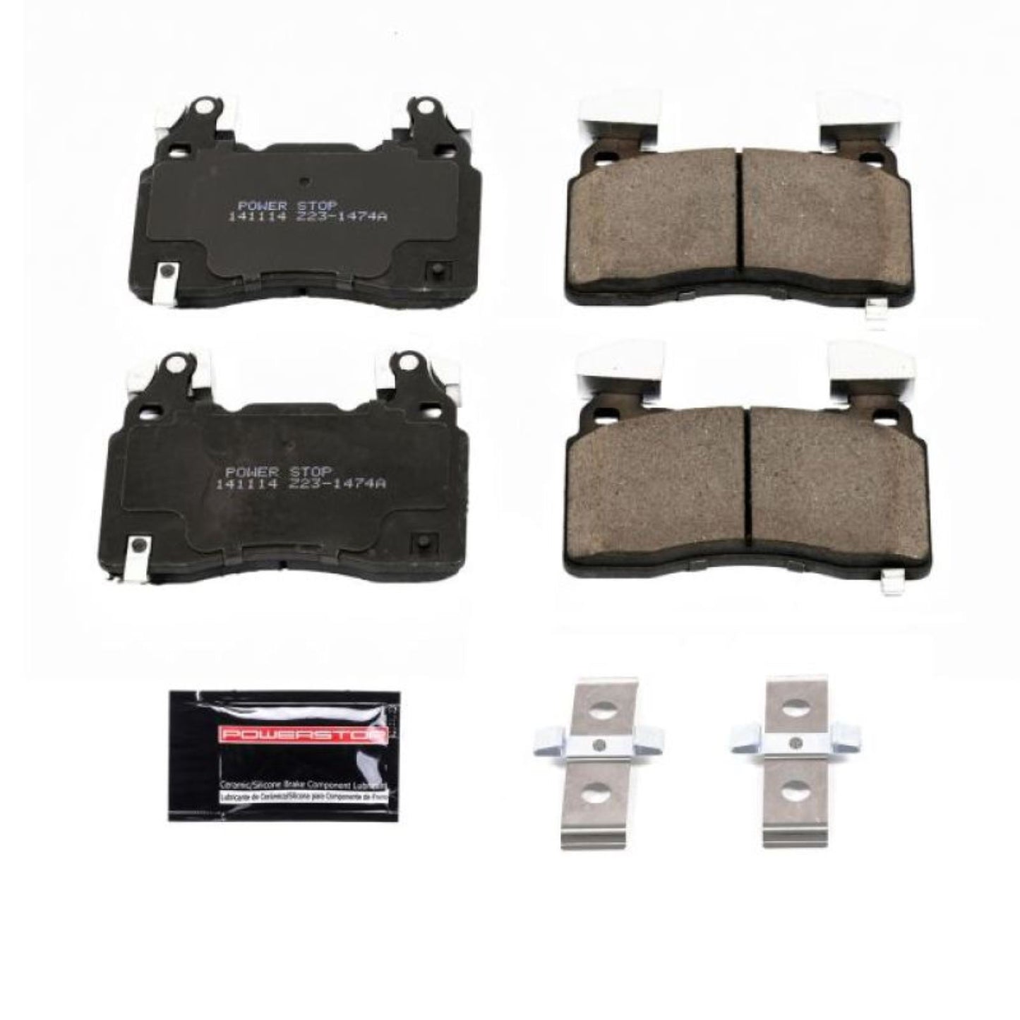 Powerstop Front Z23 Evolution Sport Brake Pads w/Hardware for 15-19 Cadillac CTS [MPN: Z23-1474A]_1813882