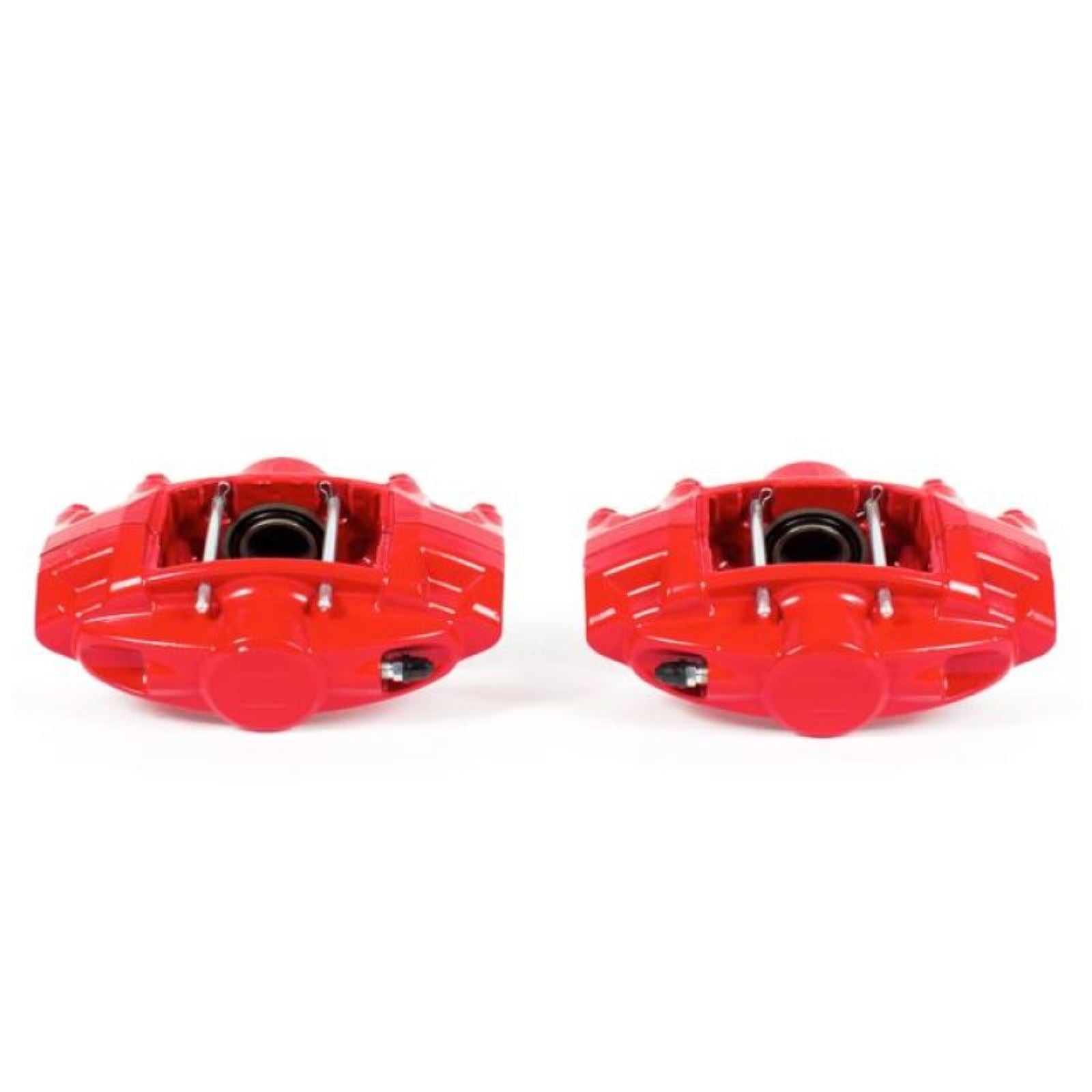 Powerstop Rear Red Calipers w/o Brackets - Pair for 09-19 Nissan 370Z [MPN: S6182]_1814145