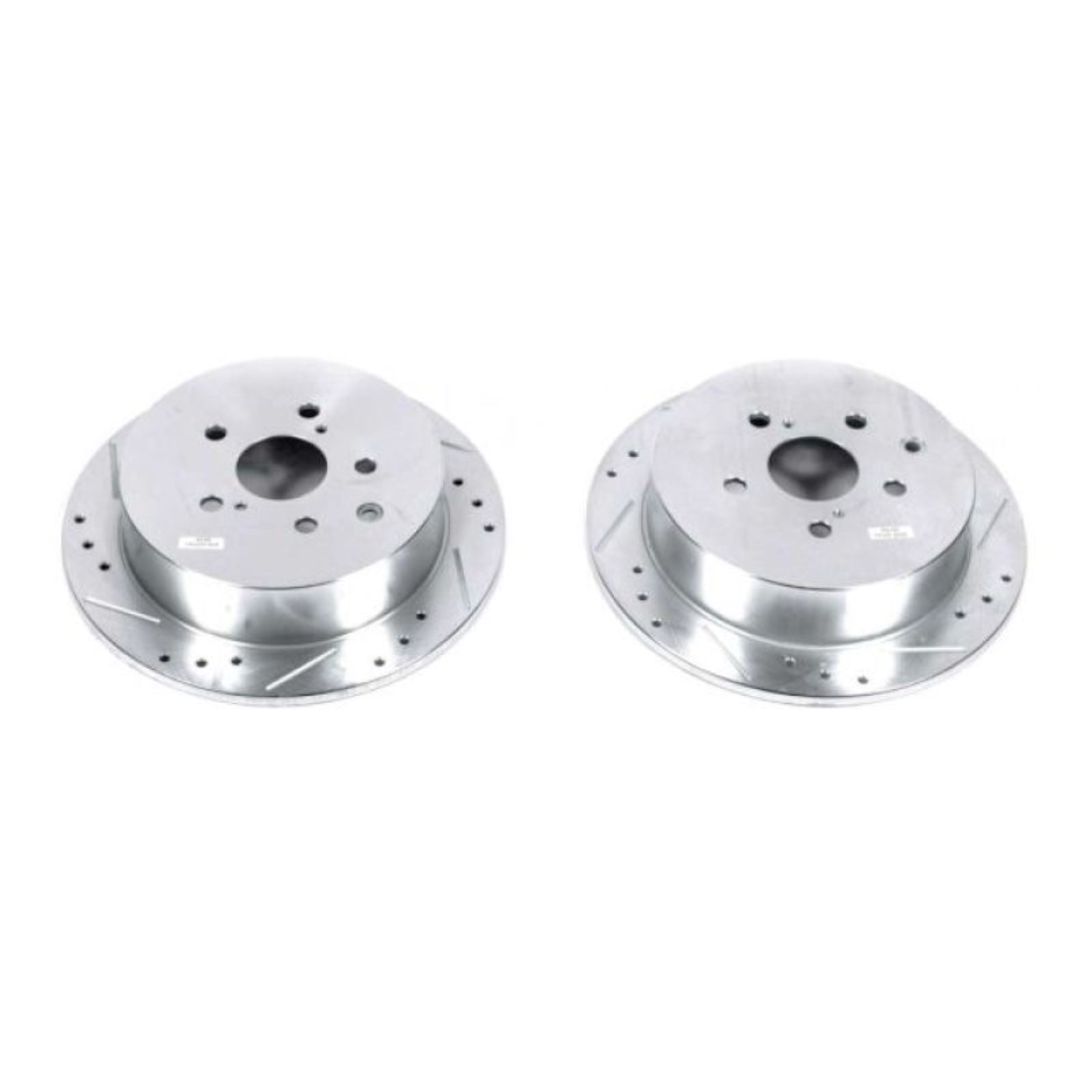 Powerstop Rear Evolution Drilled & Slotted Rotors - Pair for 10-15 Lexus RX350 [MPN: JBR1389XPR]_1808414