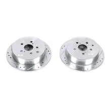 Powerstop Rear Evolution Drilled & Slotted Rotors - Pair for 10-15 Lexus RX350 [MPN: JBR1389XPR]_1808414