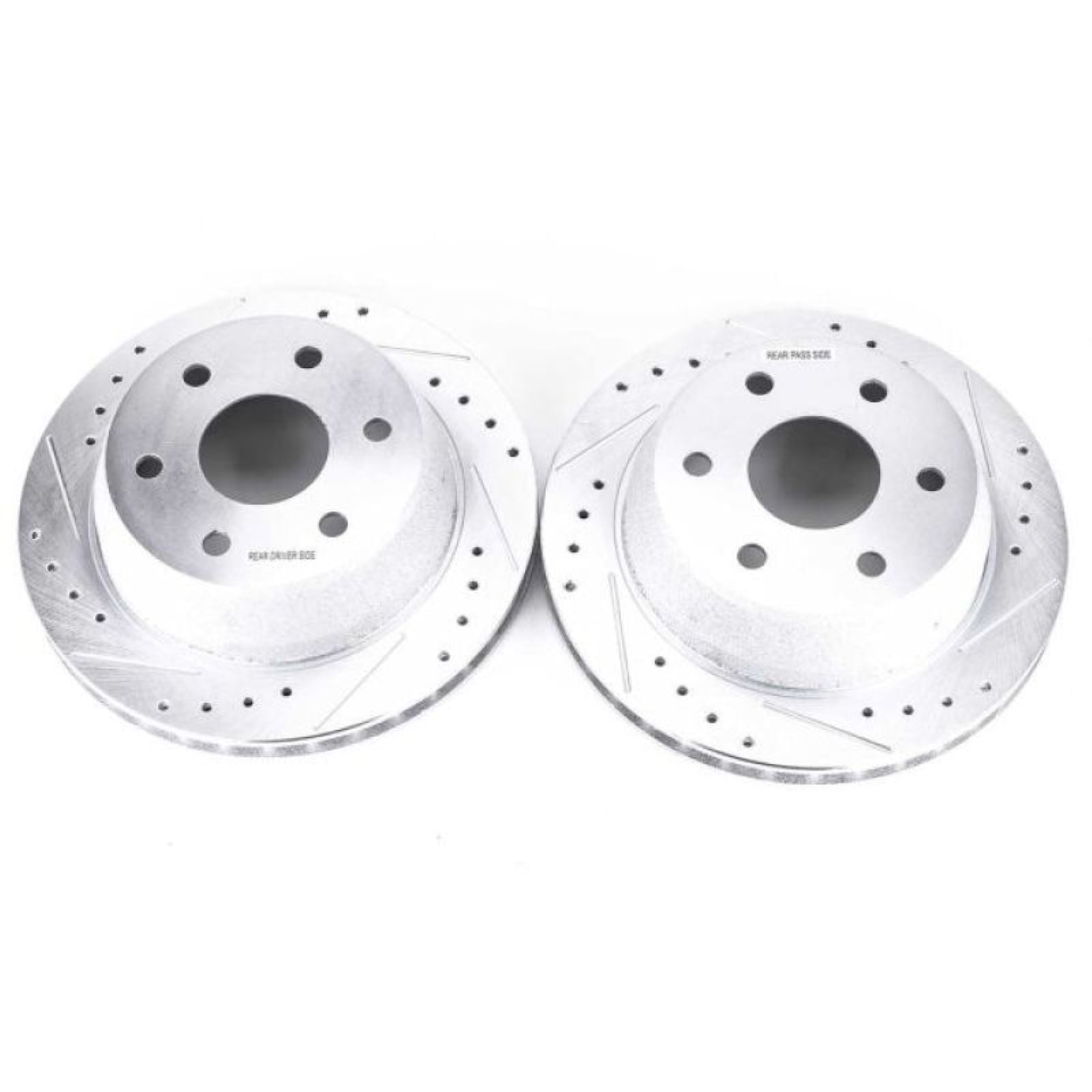 Powerstop Rear Evolution Drilled&Slotted Rotors Pair for 02-06 Cadillac Escalade [MPN: AR8645XPR]_1806830