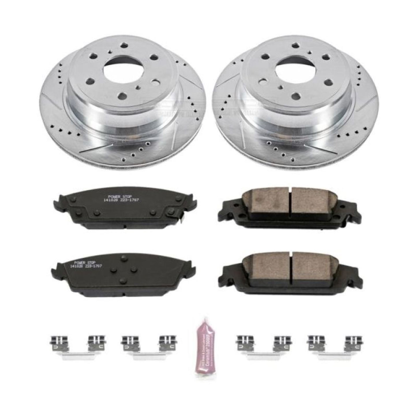 Powerstop Rear Z23 Evolution Sport Brake Kit for 15-19 Cadillac Escalade [MPN: K6562]_1809990