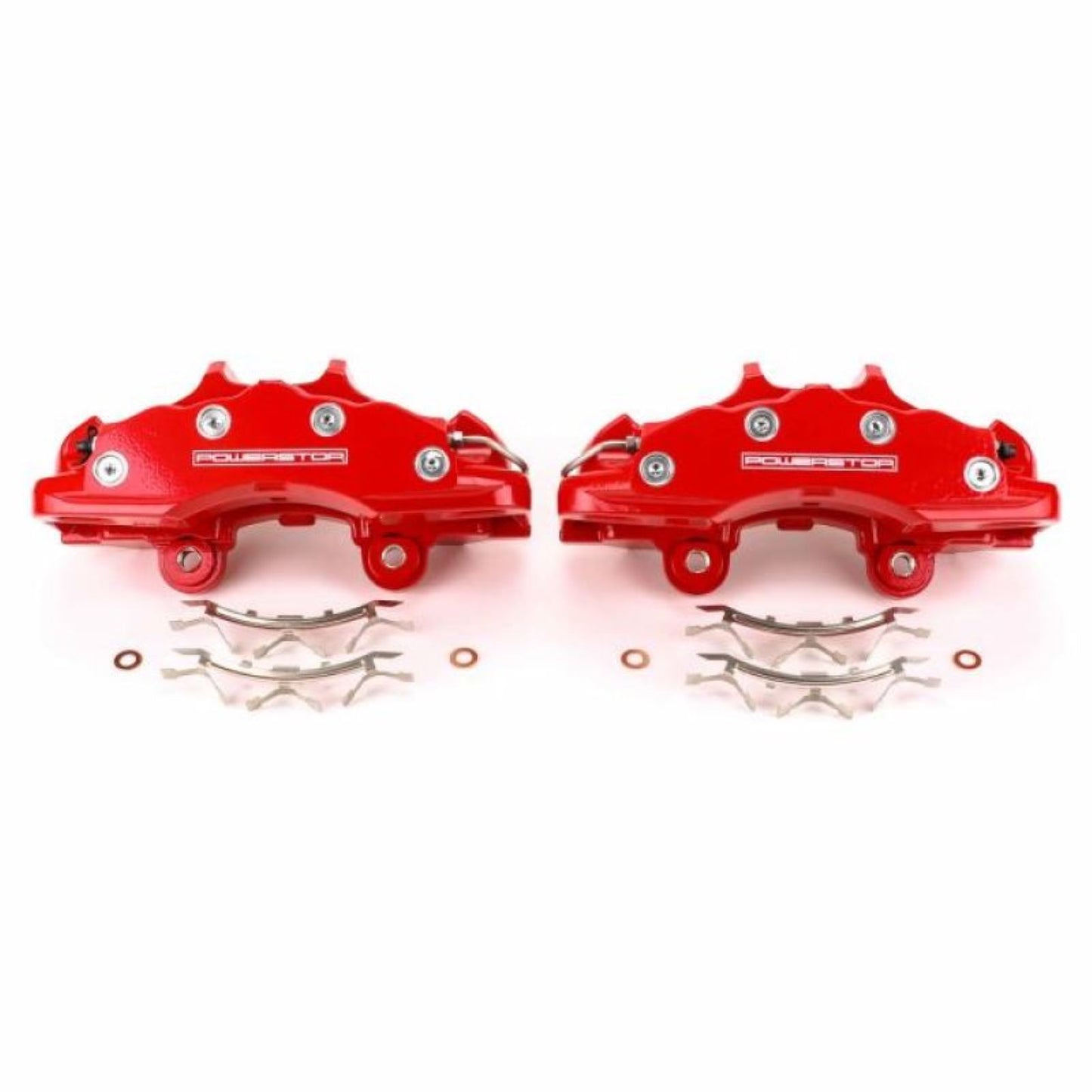 Powerstop Front Red Calipers - Pair for 06-13 Chevrolet Corvette [MPN: S15042]_1808699