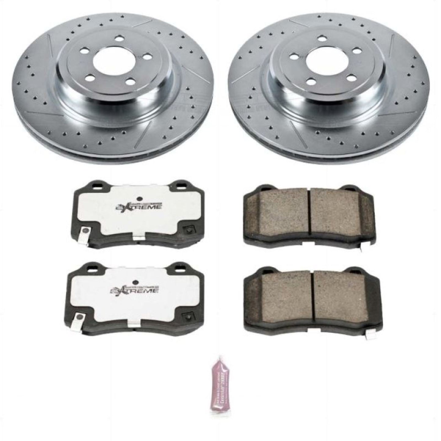 Powerstop Rear Z26 Street Warrior Brake Kit for 08-23 Dodge Challenger [MPN: K4583-26]_1814281