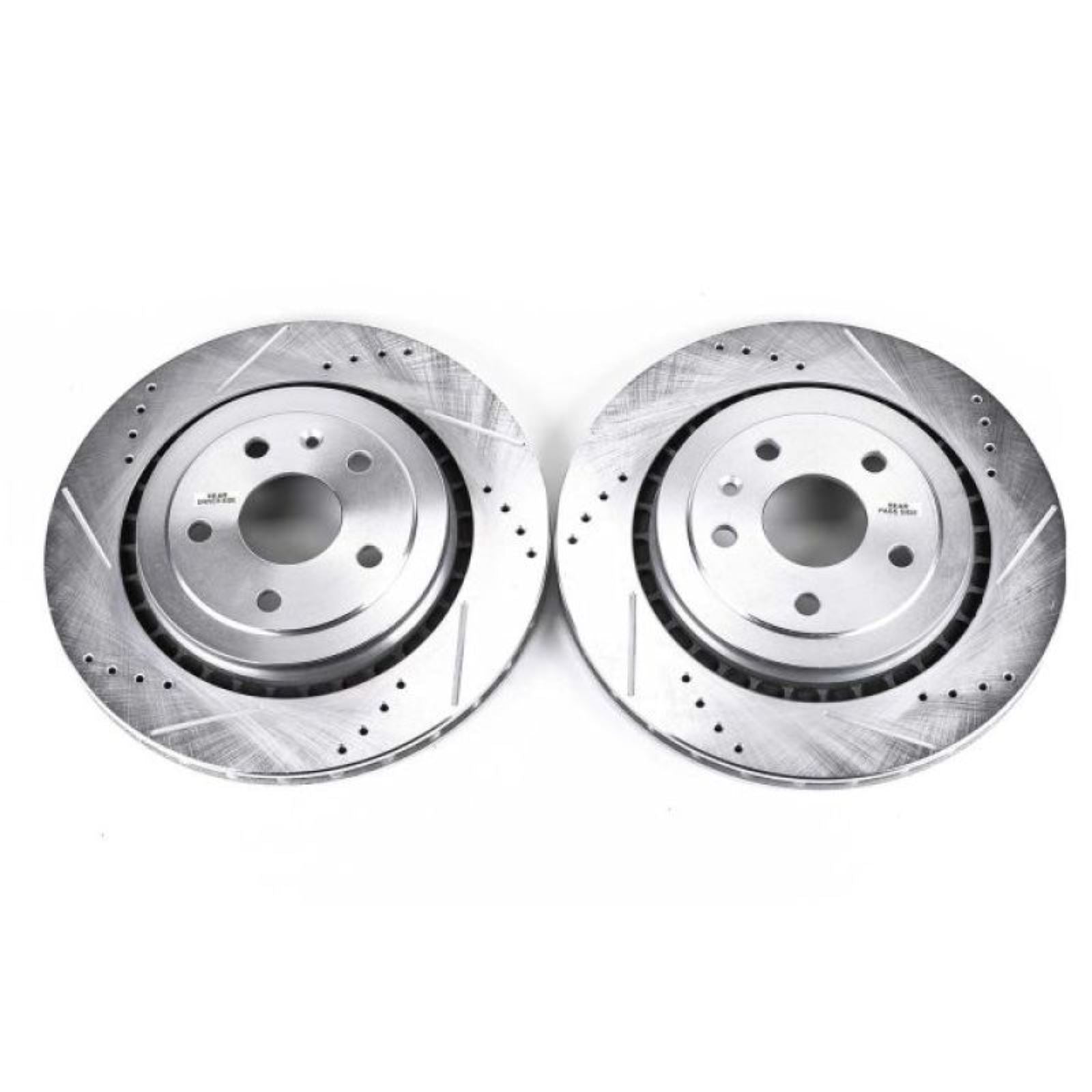Powerstop Rear Evolution Drilled & Slotted Rotors - Pair for 16-18 Cadillac ATS [MPN: AR82184XPR]_1806907
