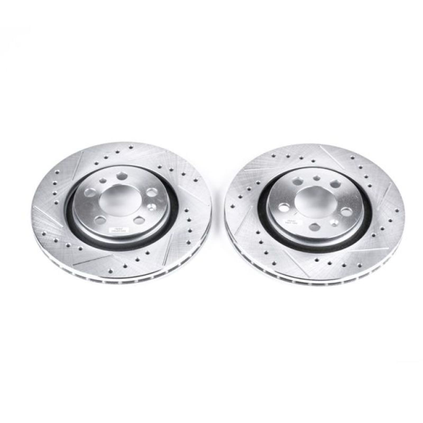 Powerstop Front Evolution Drilled & Slotted Rotors - Pair for 98-06 Beetle [MPN: EBR615XPR]_1807922