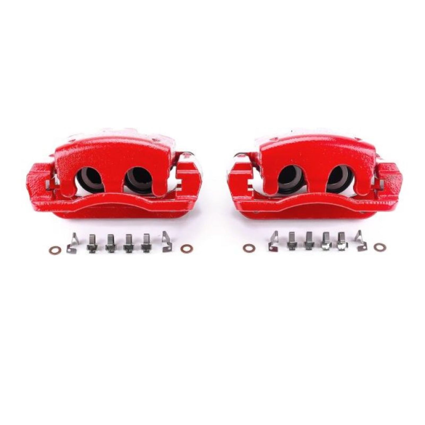 Powerstop Rear Red Calipers w/Brackets - Pair for 05-07 Ford F-250 Super Duty [MPN: S4920]_1814684