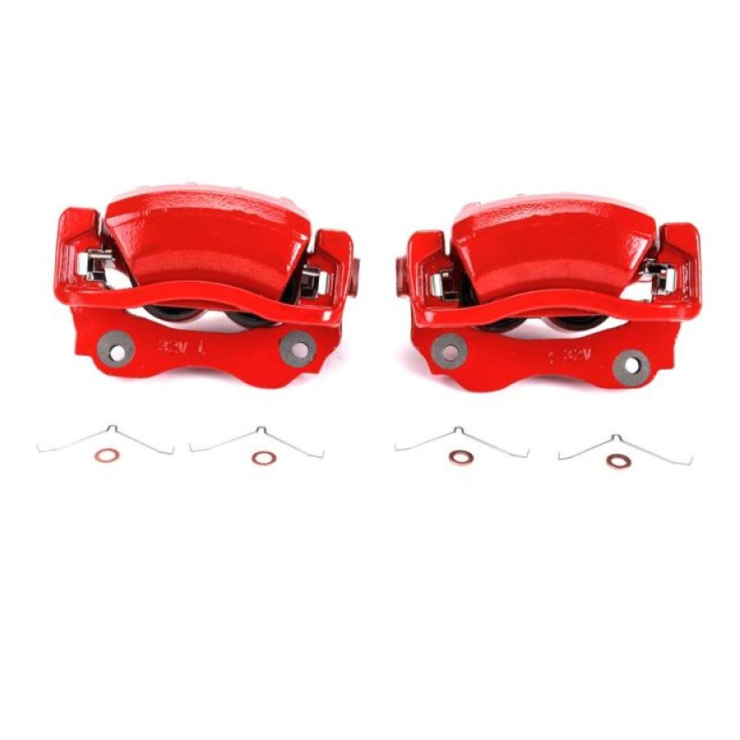 Powerstop Front Red Calipers w/Brackets - Pair for 01-05 Lexus IS300 [MPN: S2778]_1808089