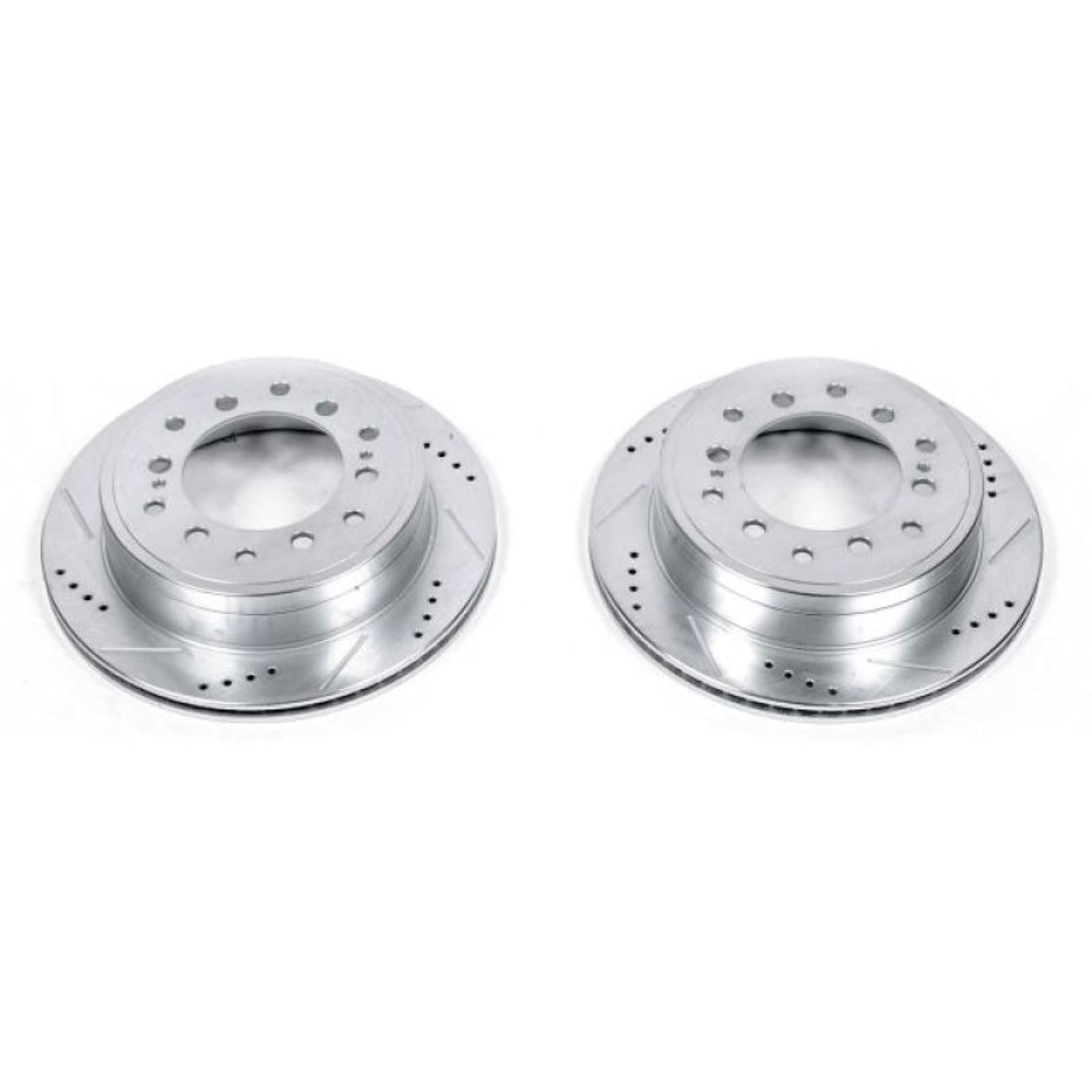 Powerstop Rear Evolution Drilled & Slotted Rotors - Pair for 10-19 Lexus GX460 [MPN: JBR1396XPR]_1808610