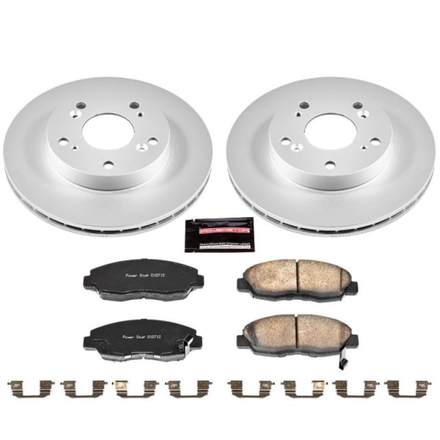 Powerstop Front Z17 Evolution Geomet Coated Brake Kit for 06-11 Honda Civic [MPN: CRK2384]_1808613